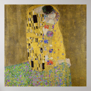 Gustav Klimts Der Kuss Poster