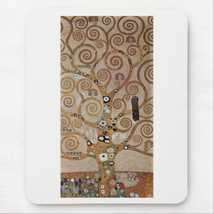 Gustav Klimts Gemälde "Der Lebensbaum" (1909) Mousepad