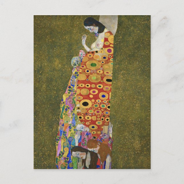 Gustav Klimts Hoffnung II (1907-1908) Postkarte (Vorderseite)