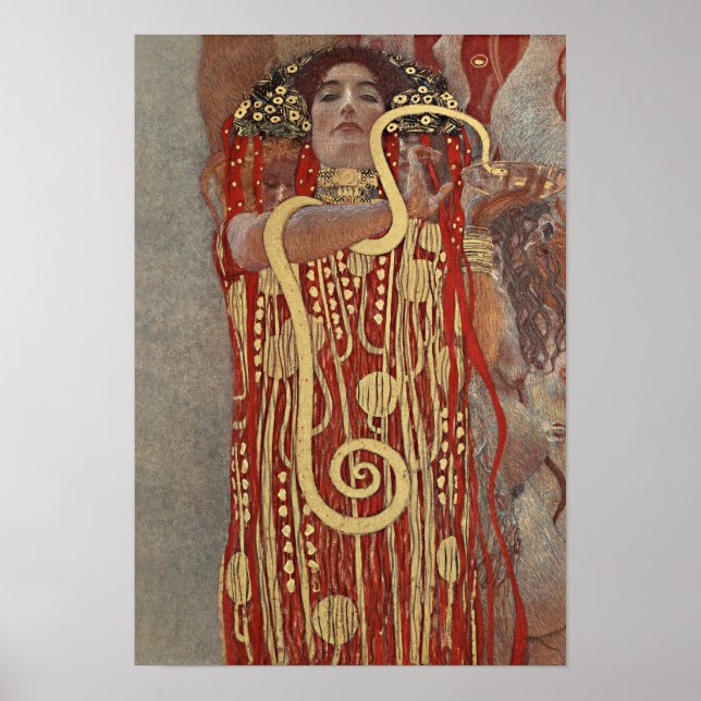 Gustav Klimts Hygieia Poster (Vorne)