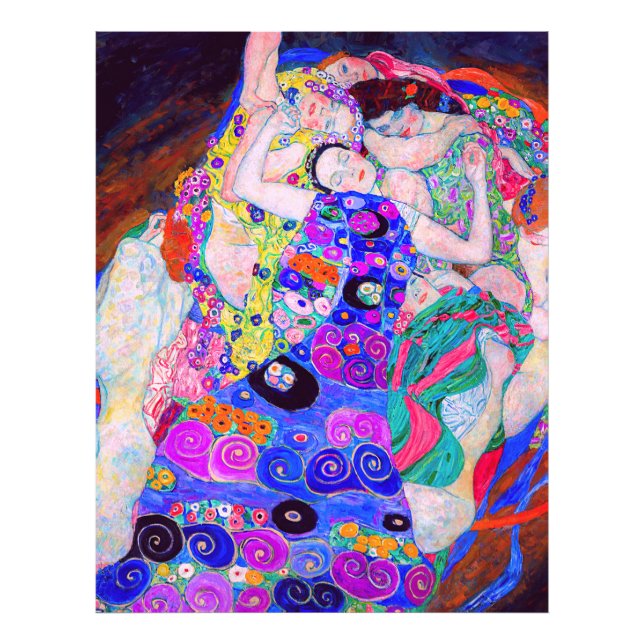 Gustav Klimts Jungfrau (1913). Fotodruck (Vorne)