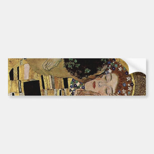 Gustav Klimts Kissendetails (ca. 1908) Autoaufkleber