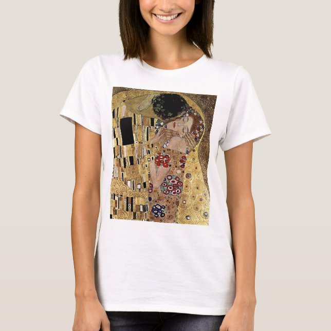 Gustav Klimts Kissendetails (ca. 1908) T-Shirt (Vorderseite)