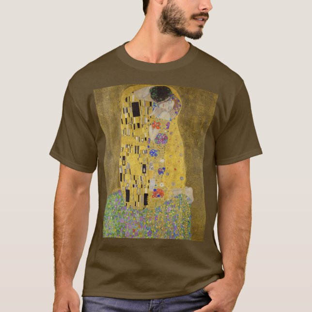 Gustav Klimts Kunst des Kissenmalens T-Shirt (Vorderseite)