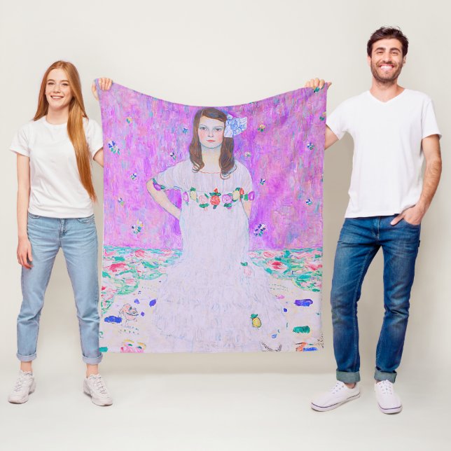 Gustav Klimts Mäda Primavesi Gemälde  Fleecedecke (Beispiel)