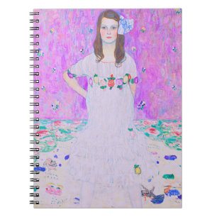 Gustav Klimts Mäda Primavesi-Gemälde Notizblock