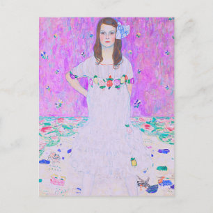 Gustav Klimts Mäda Primavesi-Gemälde Postkarte
