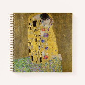Gustav Klimts Malerei Der Kuss  Notizbuch