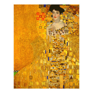 Gustav Klimts Portrait von Adele Bloch-Bauer I Fotodruck