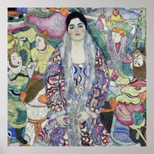 Gustav Klimts Portrait von Friederike Maria Poster
