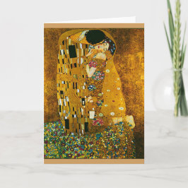 Gustav Klimts "The Kiss" Kunstkarte und Umschlag Karte