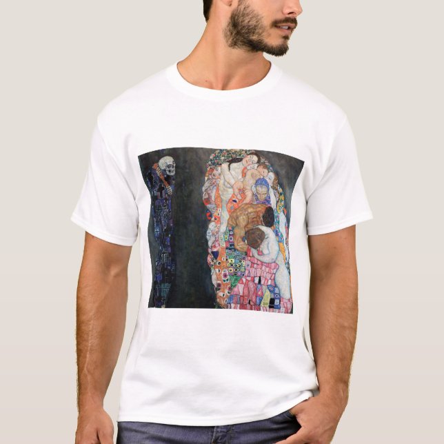 Gustav Klimts Tod und Leben (1910-1915) berühmt T-Shirt (Vorderseite)