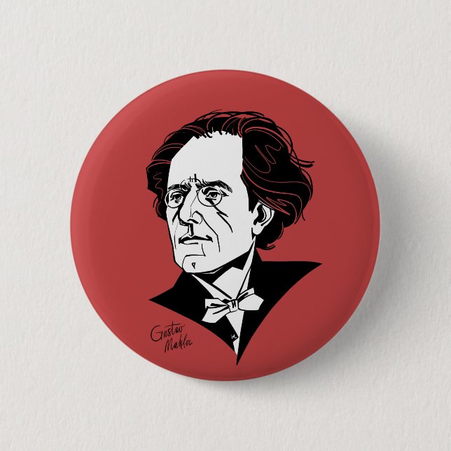 Gustav Mahler Button (Vorderseite)