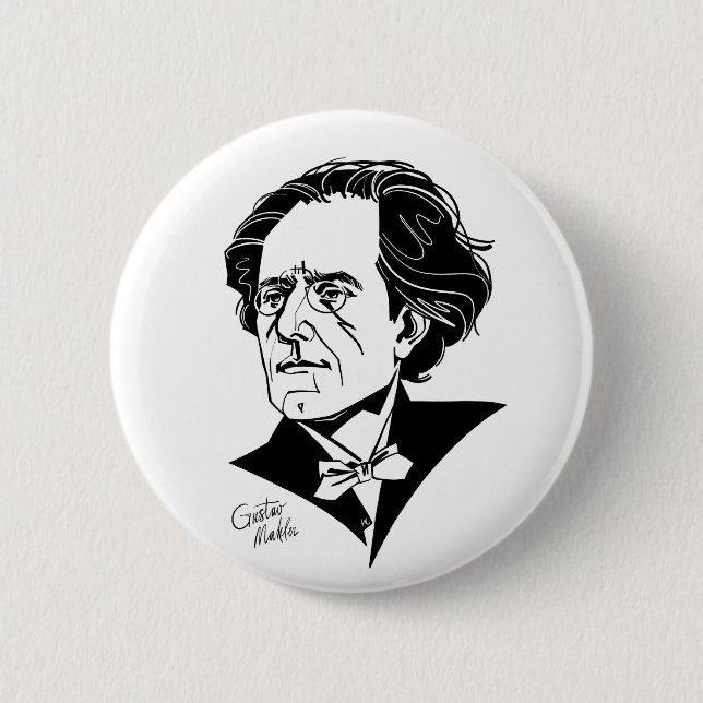Gustav Mahler Button (Vorderseite)