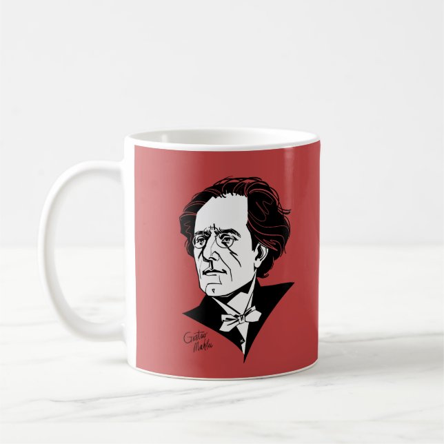 Gustav Mahler Kaffeetasse (Links)