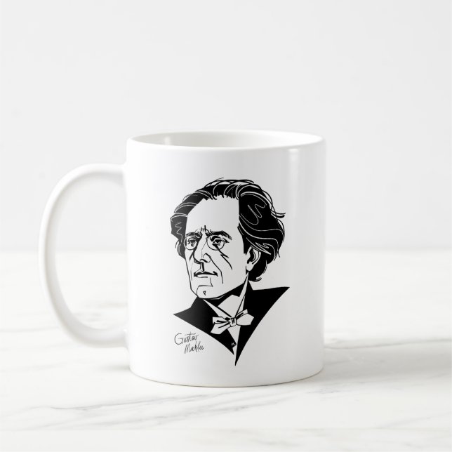 Gustav Mahler Kaffeetasse (Links)