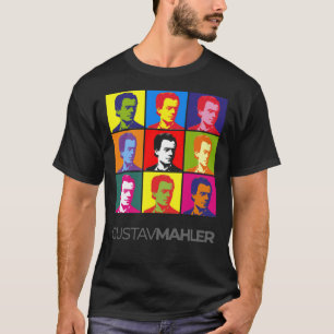 Gustav Mahler Pop-Art Porträtposter Classic T-Sh T-Shirt