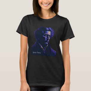Gustav Mahler Porträt Komponist Illustration Pian T-Shirt