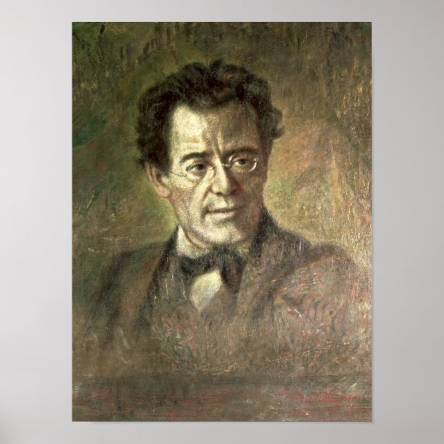 Gustav Mahler Poster (Vorne)