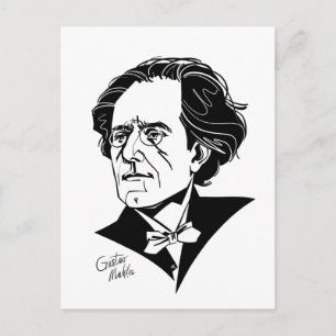 Gustav Mahler Postkarte