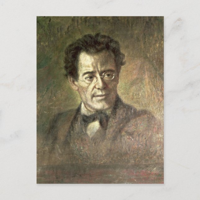 Gustav Mahler Postkarte (Vorderseite)