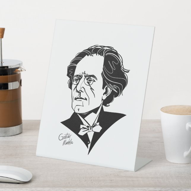 Gustav Mahler Sockelschild (In SItu)