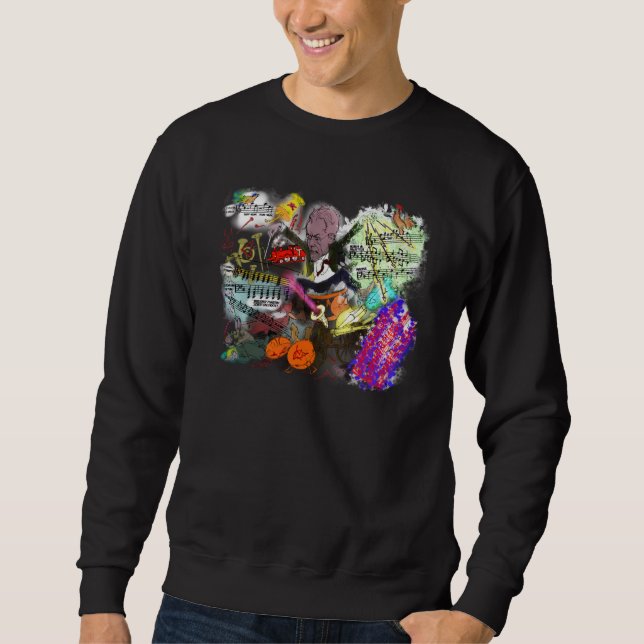 Gustav Mahler stellt Karikatur her Sweatshirt (Vorderseite)