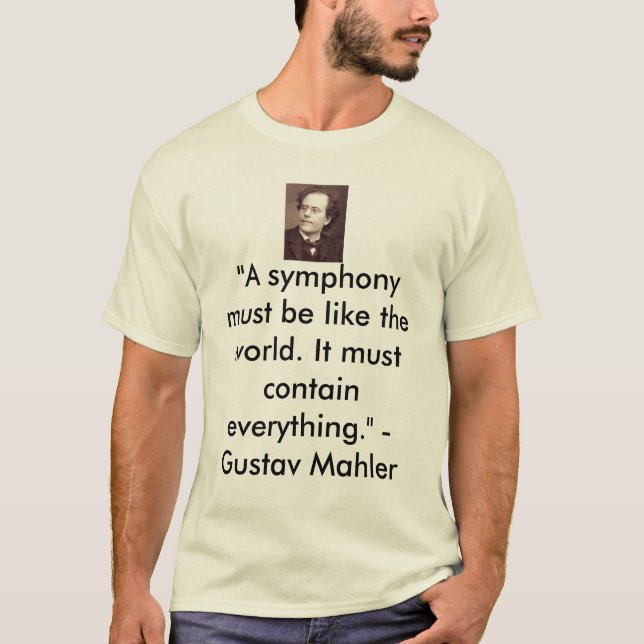 Gustav Mahler T-Shirt (Vorderseite)