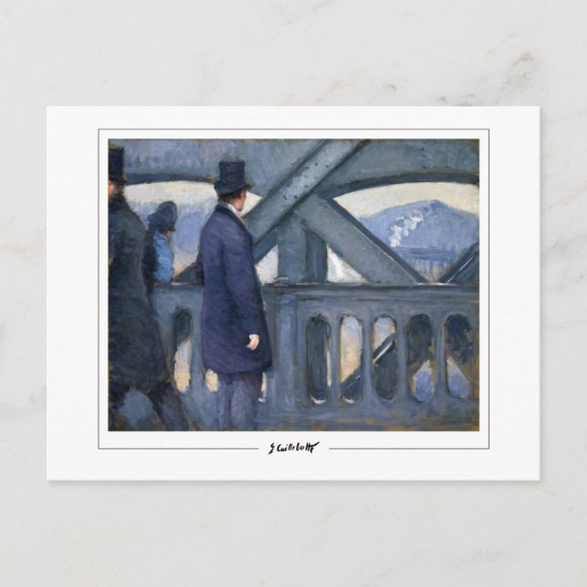 Gustave Caillebotte #381 - Fine Art Postcard Postkarte (Vorderseite)