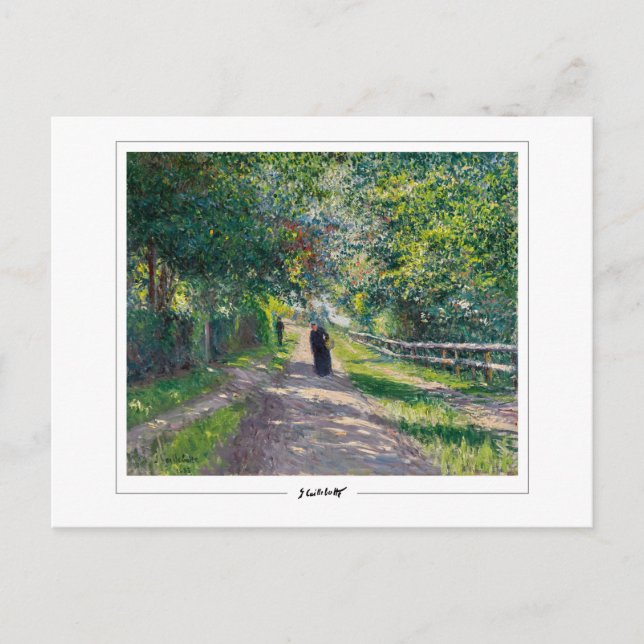 Gustave Caillebotte #3 - Fine Art Postkarte (Vorderseite)