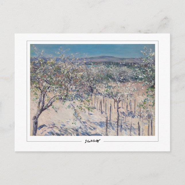 Gustave Caillebotte #402 - Fine Art Postkarte (Vorderseite)