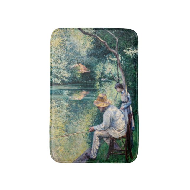 Gustave Caillebotte - Angling Badematte (Vorderseite Vertikal)
