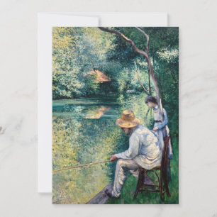 Gustave Caillebotte - Angling Dankeskarte