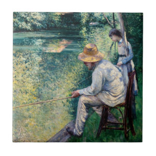 Gustave Caillebotte - Angling Fliese