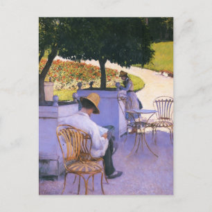 Gustave Caillebotte-Artist Bruder in Seinem Garten Postkarte