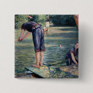Gustave Caillebotte - Badende, Ufer der Yerres Button