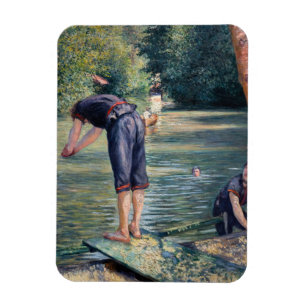 Gustave Caillebotte - Badende, Ufer der Yerres Magnet