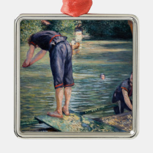 Gustave Caillebotte - Badende, Ufer der Yerres Ornament Aus Metall