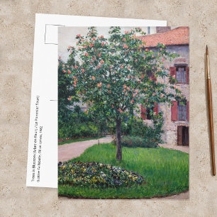 Gustave Caillebotte - Bäume in Blüte Postkarte