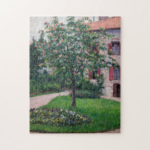 Gustave Caillebotte - Bäume in Blüte Puzzle