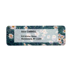 Gustave Caillebotte - Bed of Daisies, Detail