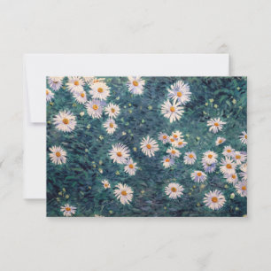 Gustave Caillebotte - Bed of Daisies, Detail Dankeskarte