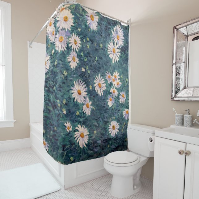 Gustave Caillebotte - Bed of Daisies, Detail Duschvorhang (Beispiel)