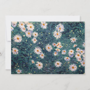 Gustave Caillebotte - Bed of Daisies, Detail Einladung