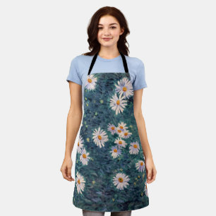 Gustave Caillebotte - Bed of Daisies, Detail Schürze