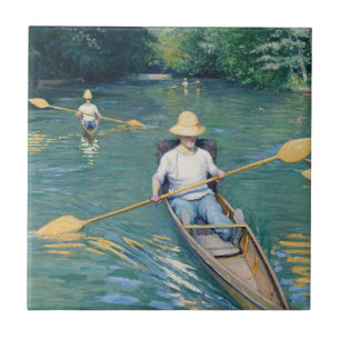 Gustave Caillebotte - Boote auf der Yerres Fliese