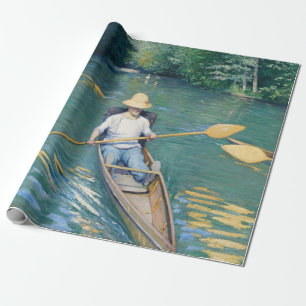 Gustave Caillebotte - Boote auf der Yerres Geschenkpapier