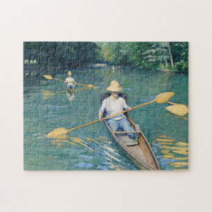 Gustave Caillebotte - Boote auf der Yerres Puzzle