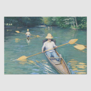 Gustave Caillebotte - Boote auf der Yerres Seidenpapier