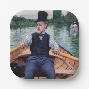 Gustave Caillebotte - Bootsfahrt Pappteller